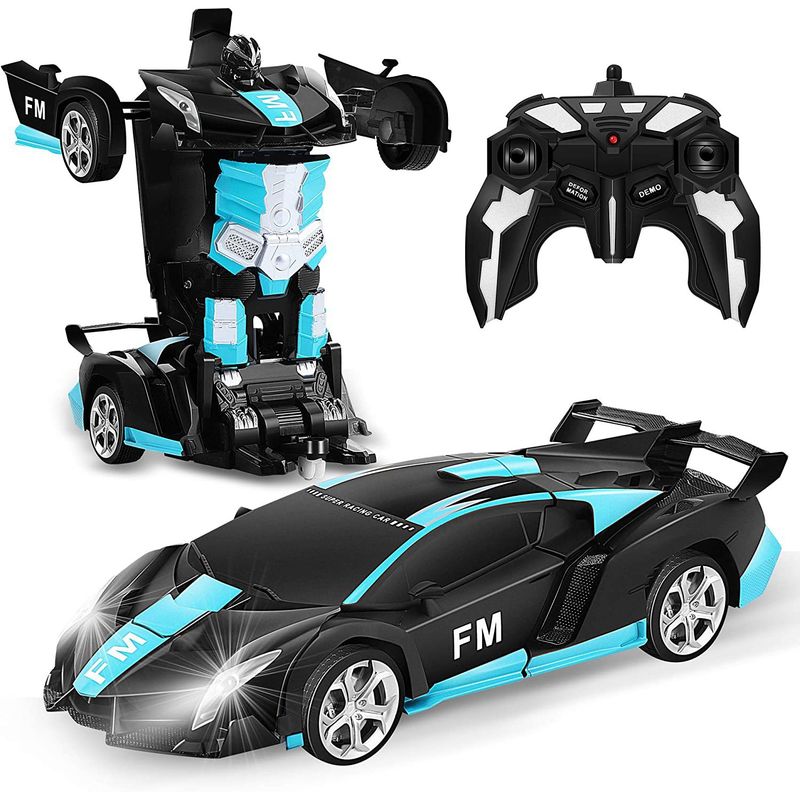EDWINAYY - Rechargeable Remote Control Car Transformer Robot