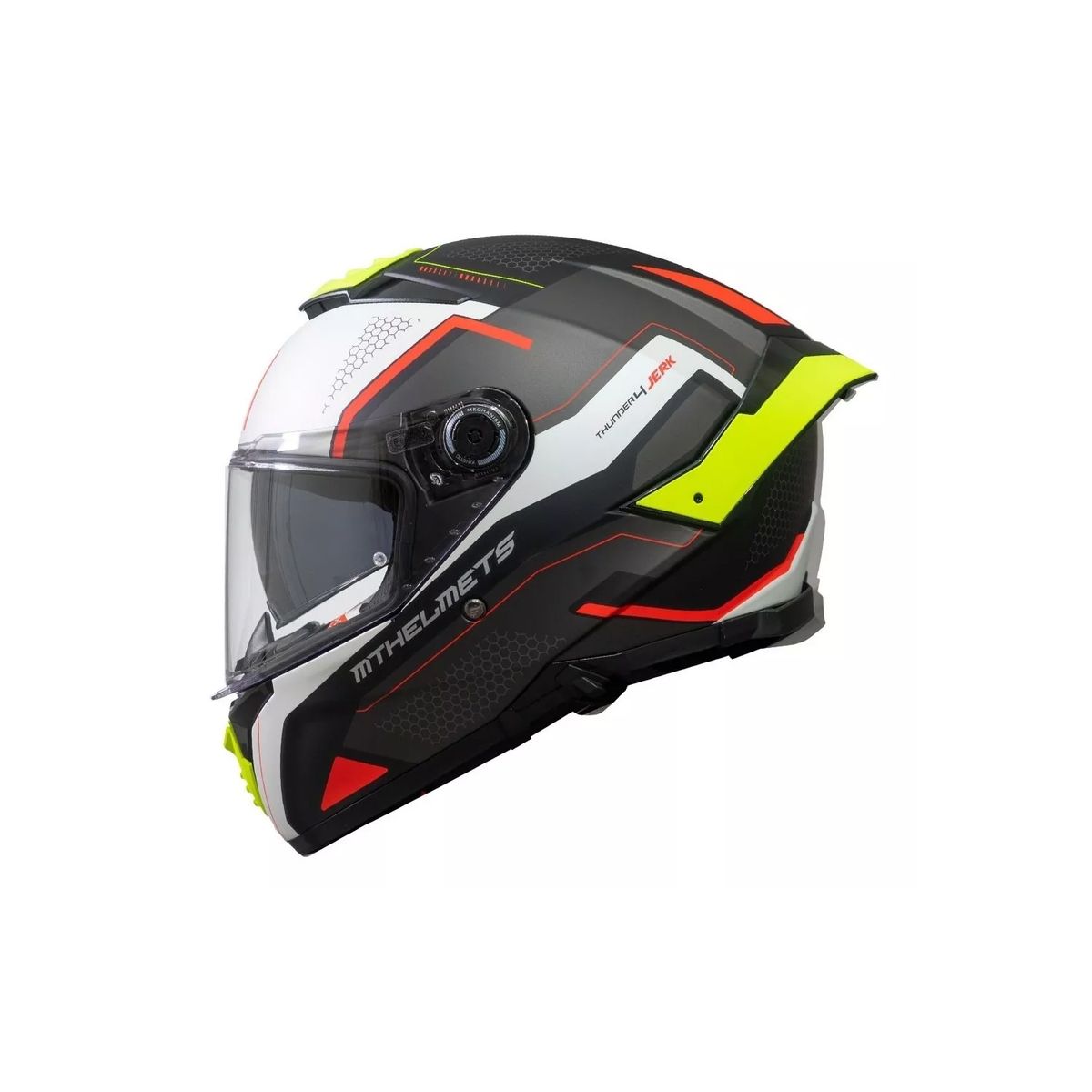 GENERICO - Casco  Thunder 4 Jerk Amarillo Perla + Pinlock Inc