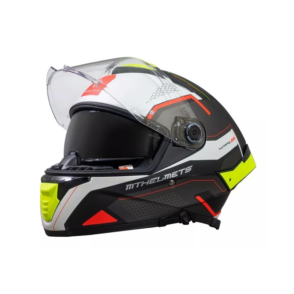 GENERICO - Casco  Thunder 4 Jerk Amarillo Perla + Pinlock Inc