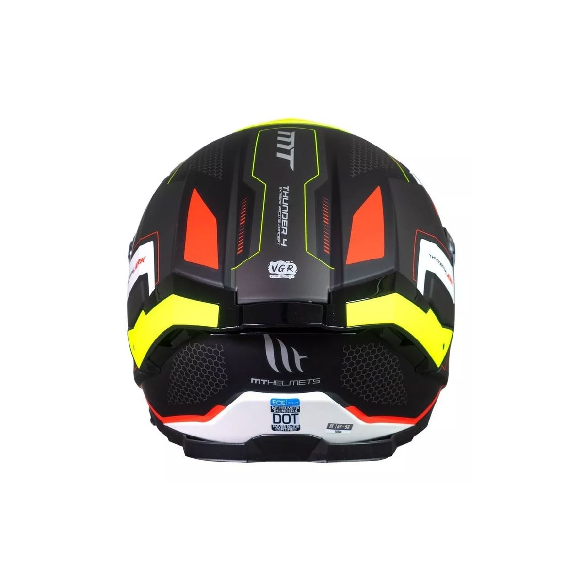 GENERICO - Casco  Thunder 4 Jerk Amarillo Perla + Pinlock Inc