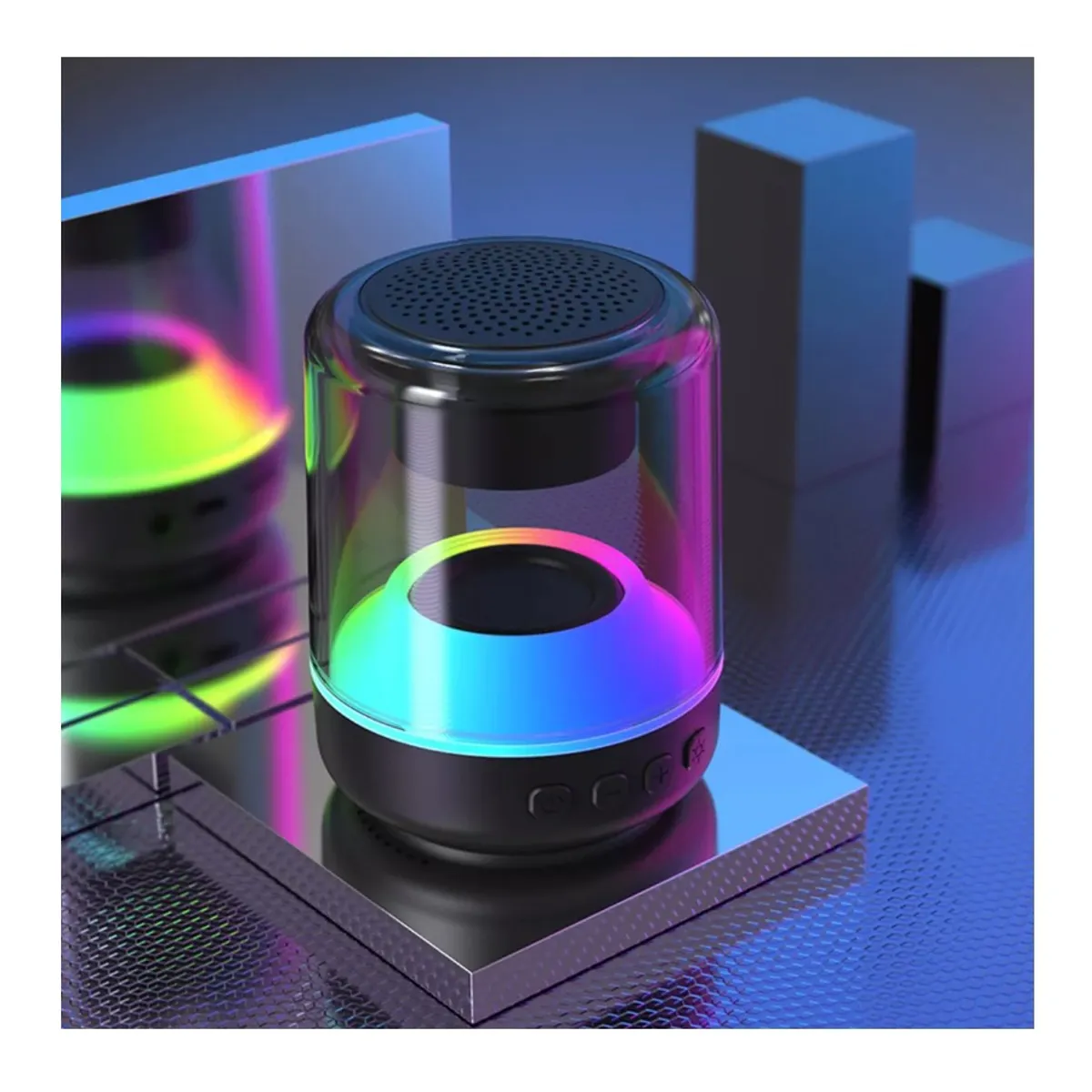 GENERICO - Parlante Portatil Bluetooth Subwoofer  Portátil USB SK4