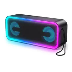 GENERICO - Parlante Portatil Bluetooth Portátil USB SK5 Rectangular