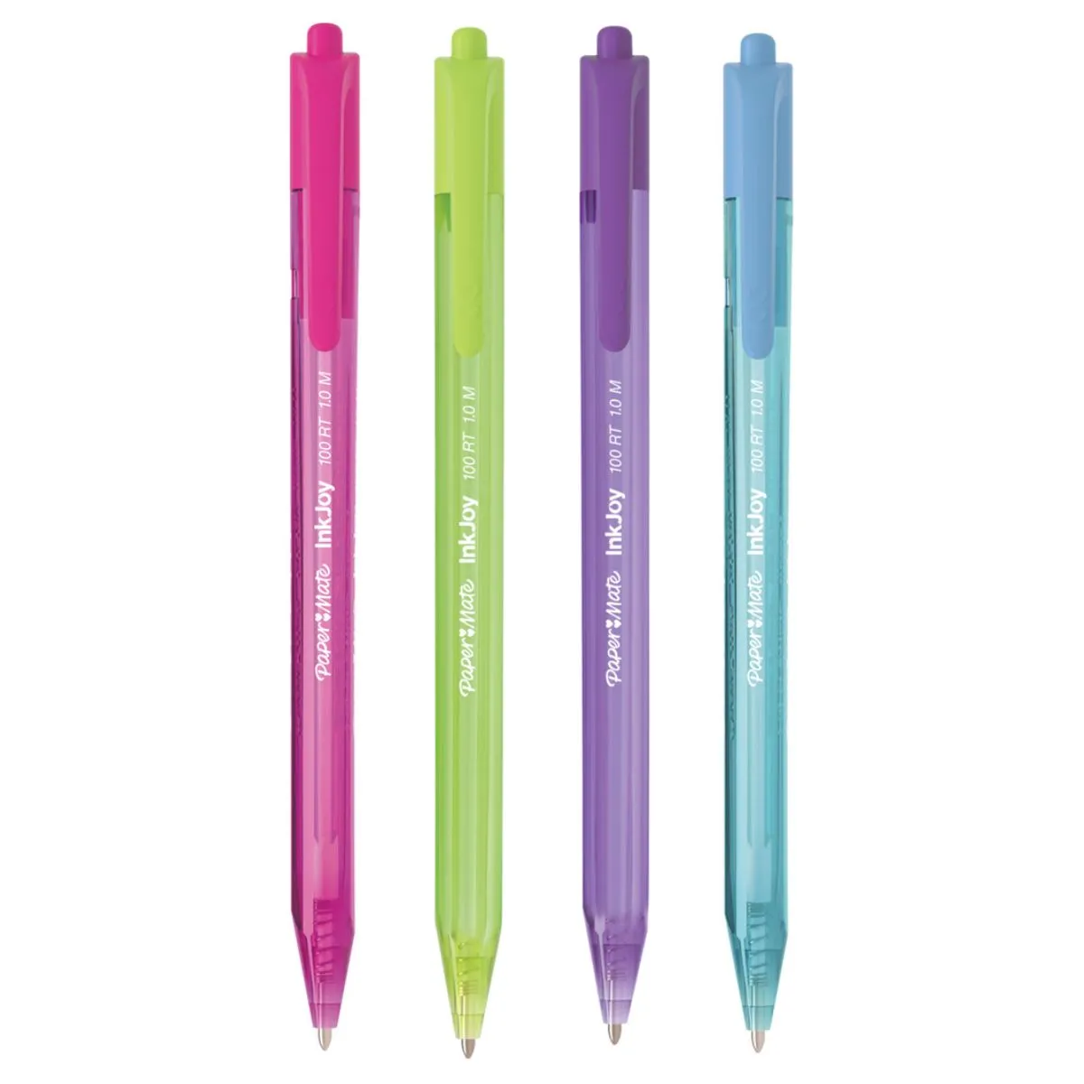 PAPER MATE - Boligrafo Retractil Inkjoy Paper Mate Surtido Blister X4