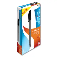 PAPER MATE - Boligrafo Inkjoy Punta Fina Negro Caja X12