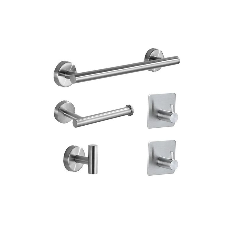 GENERICO - Set Accesorios De Baño En Acero Inoxidable - Plata