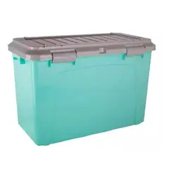 GENERICO - Caja Organizadora Baul Con Ruedas Almacenamiento 123 Lts