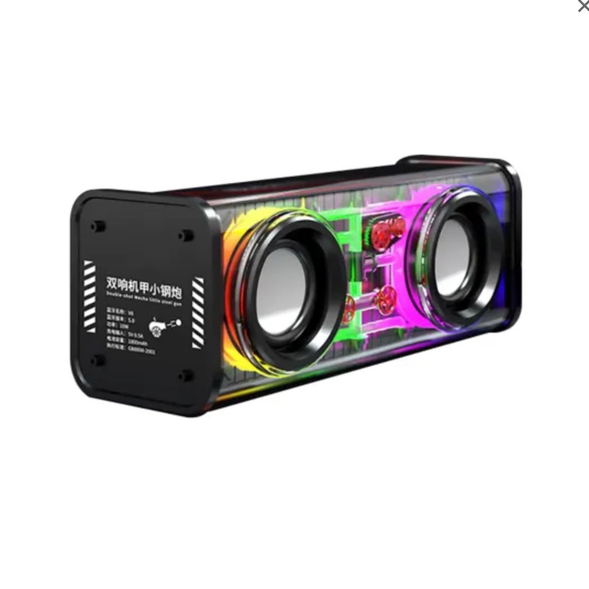 GENERICO - Parlante Portatil Bluetooth  Portátil USB SK6 DiseñoRectangular