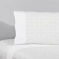 NINA HERRERA - Sábana Estampada Puntos Grises 220H 2 Plazas