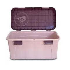 GENERICO - Baul Caja Almacenamiento Organizadora Megaforte 90l Ruedas