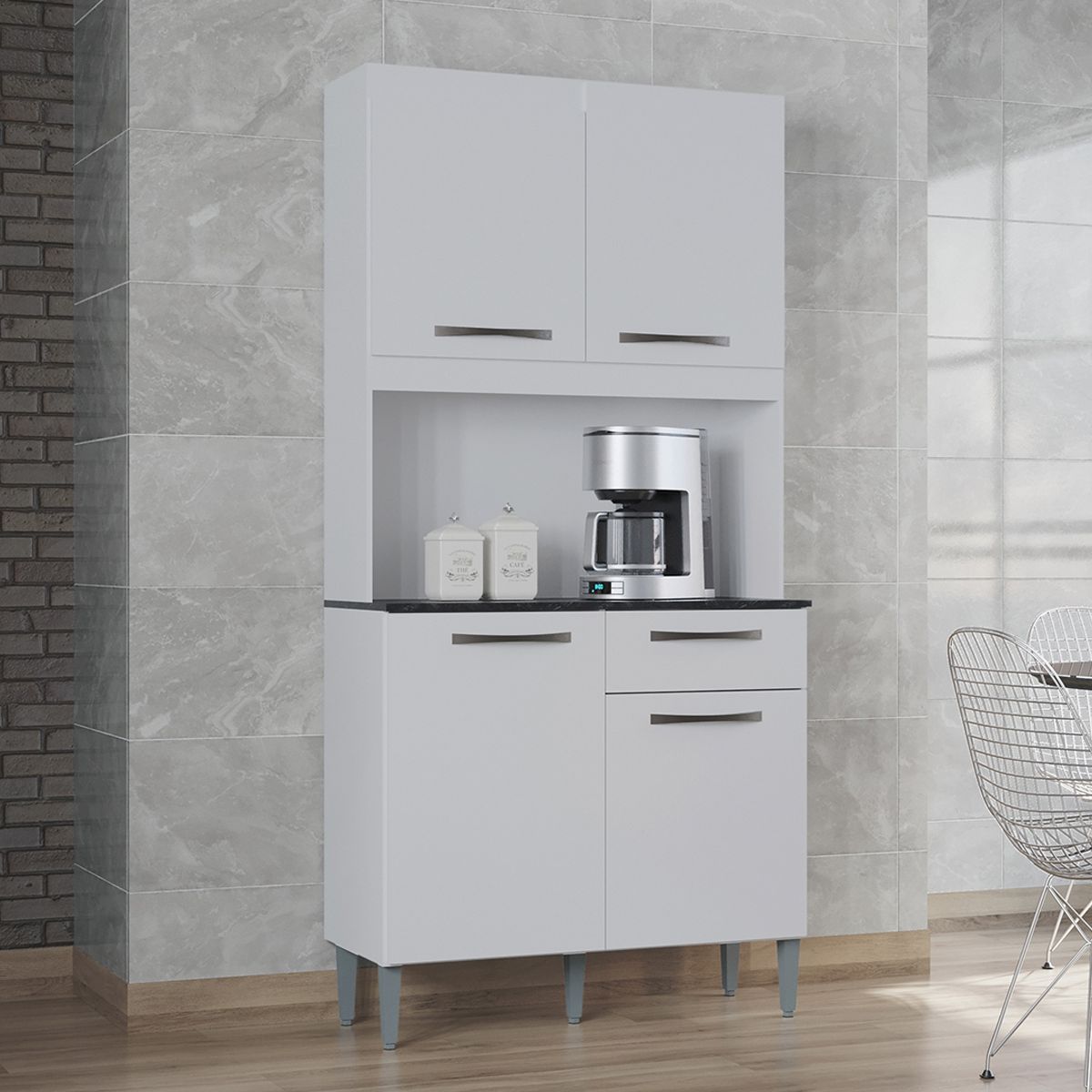 TAHUARI - Mueble de cocina Livia Blanco