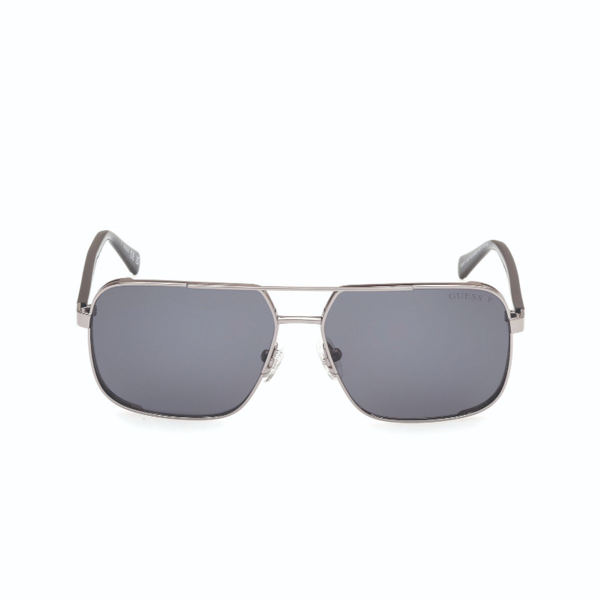 GUESS - Lentes de Sol Plateado Polarizados Guess