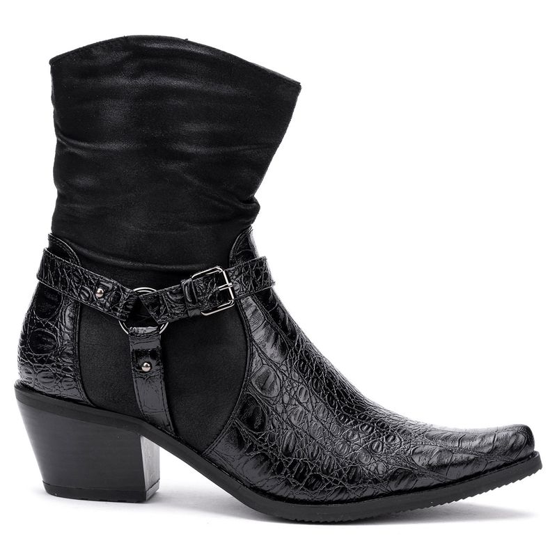CHINITOWN - Bota Mujer Negro Kristen Chinitown