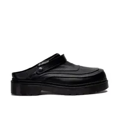 LANDAZURI - Zapato Mule Cuero Adriático II Negro