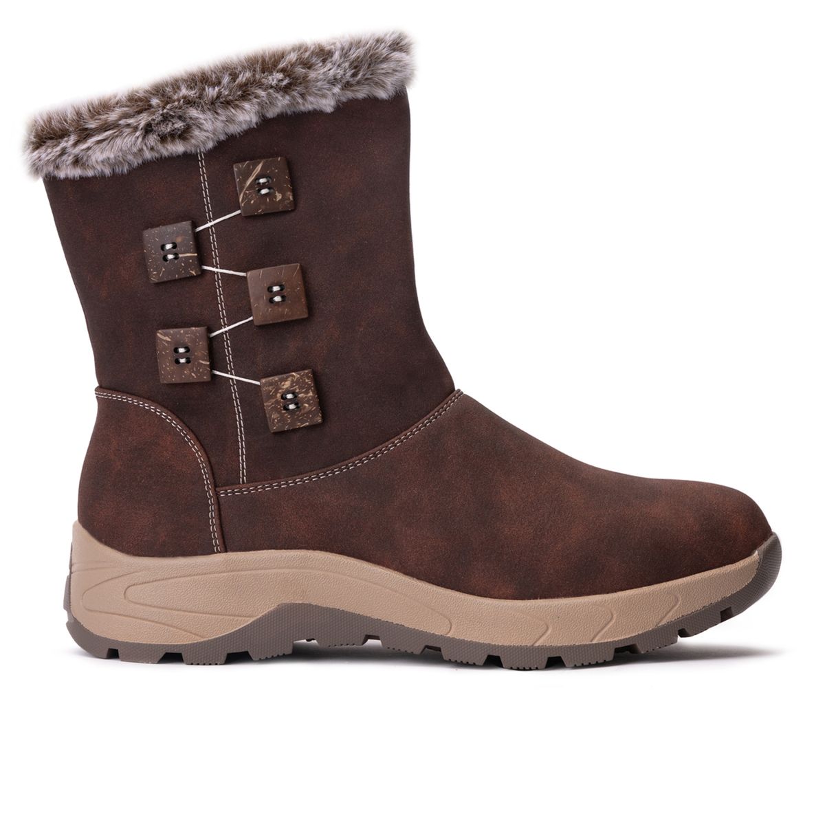 CHINITOWN - Bota Mujer Café Oscuro Ursa Chinitown