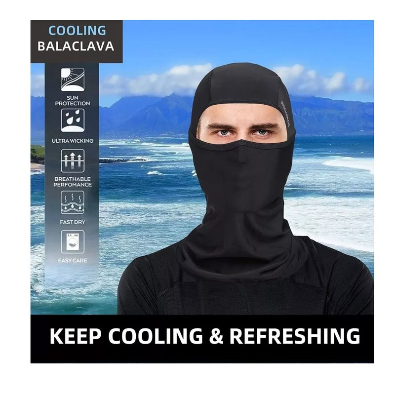 GENERICO - 2 Balaclava Micropolar Rockbros Gorro Bicicleta Moto Treking