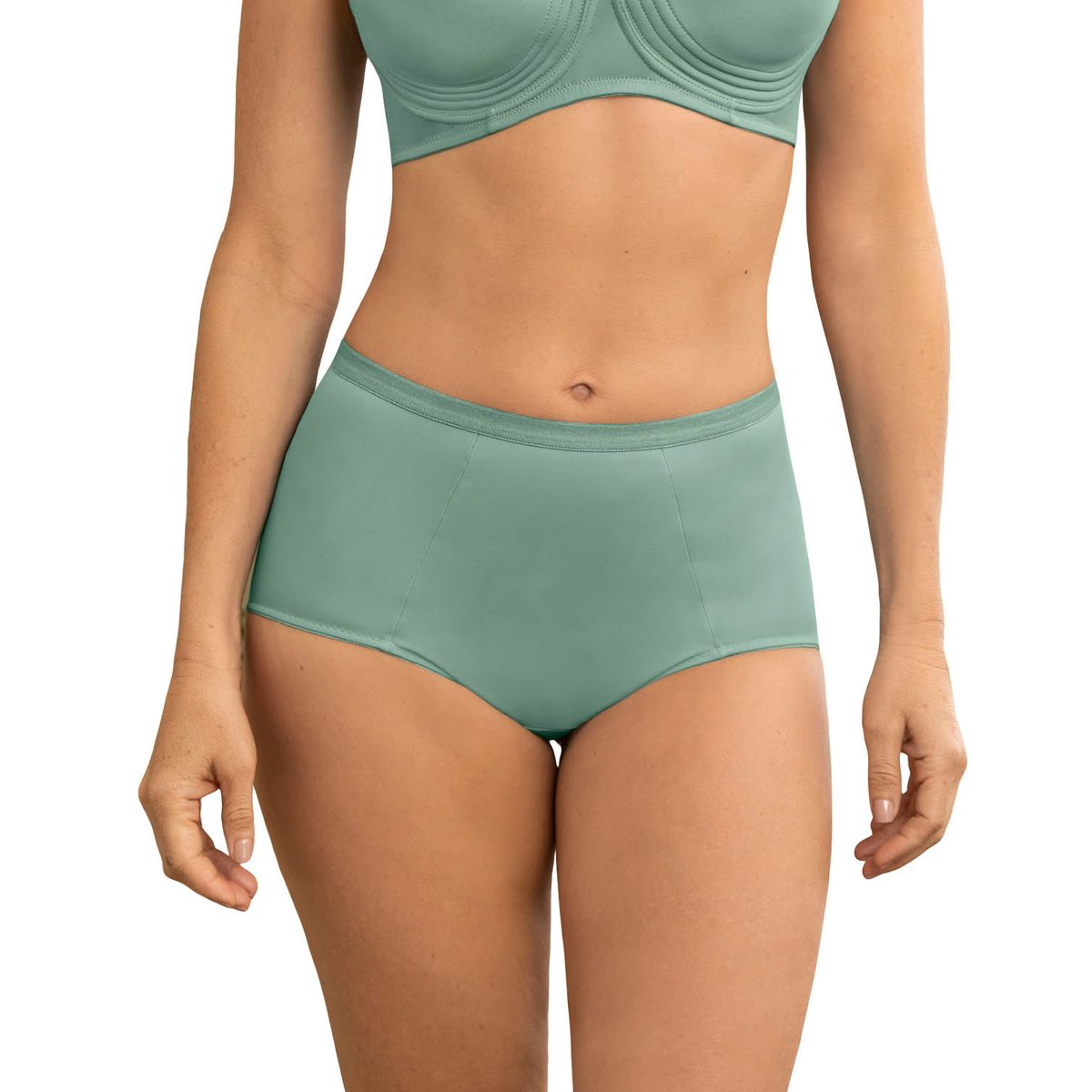 LEONISA - Calzón clásico de control suave con excelente modelación 72219 Verde