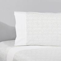 Sábana Estampada Puntos Grises 220H King