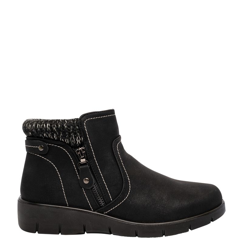 PASSER - Botin Mujer Negro Aton Passer.