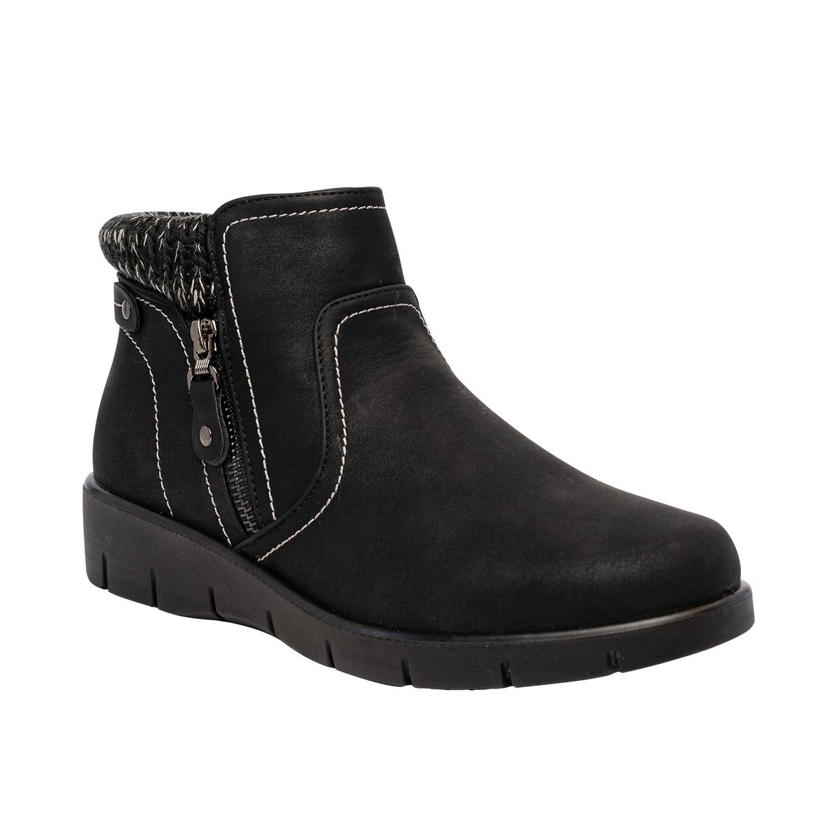 PASSER - Botin Mujer Negro Aton Passer