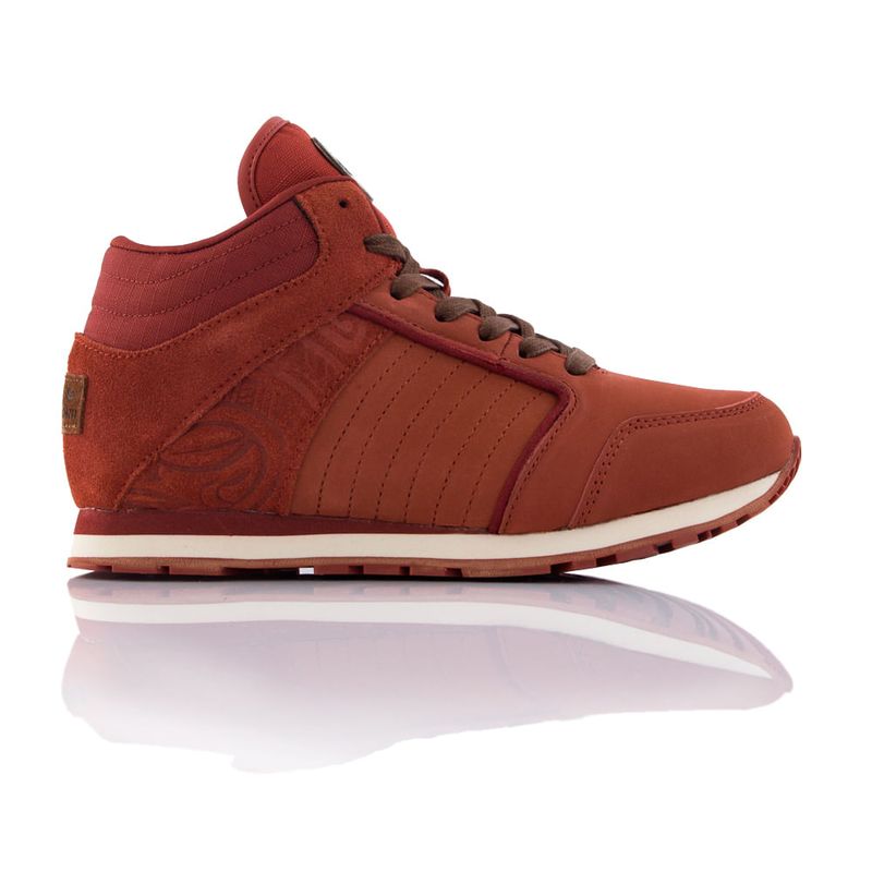 HAKA HONU - Zapatilla Mujer Tangaroa Mid Rojo Haka Honu