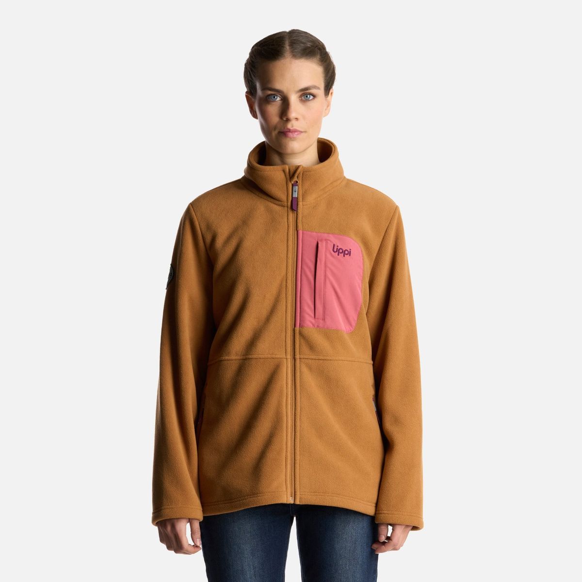 LIPPI - Chaqueta Mujer Macizo Sherpa Pro Jacket Cafe Claro Lippi