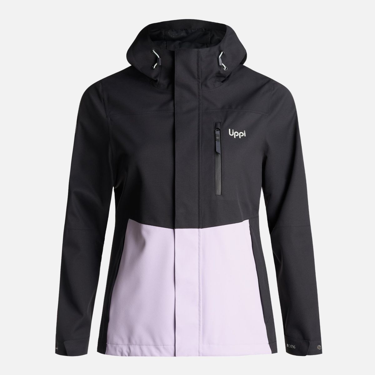 LIPPI - Chaqueta Teen Girl Massif B-Dry Hoody Jacket Negro Lippi