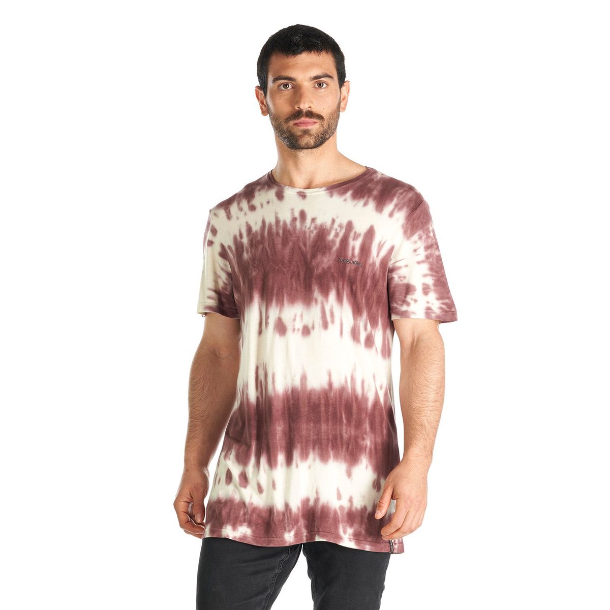 HAKA HONU - Polera Hombre Mamboo Terracota Haka Honu