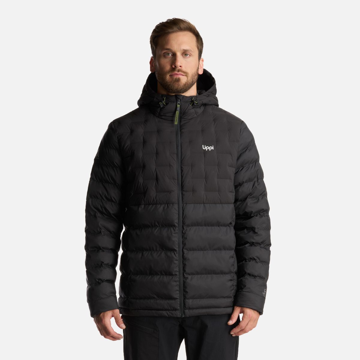 LIPPI - Chaqueta Hombre Bazpur EVO Down Hoody Jacket Negro Lippi