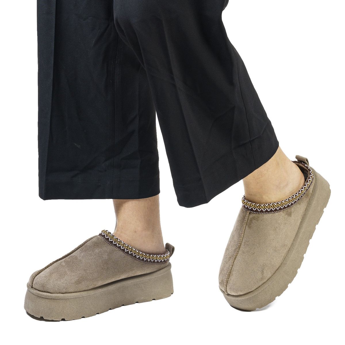 THUNDER BLUE - Babucha Mujer Khaki Avis Thunder Blue