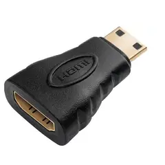GENERICO - Adaptador Mini Hdmi A Hdmi Hembra Estándar Raspberry Max