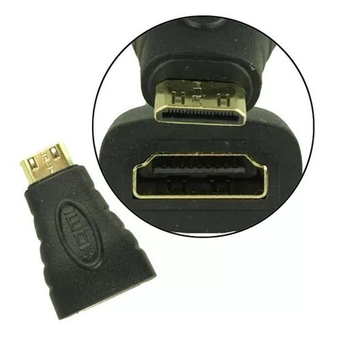 GENERICO - Adaptador Mini Hdmi A Hdmi Hembra Estándar Raspberry  Max
