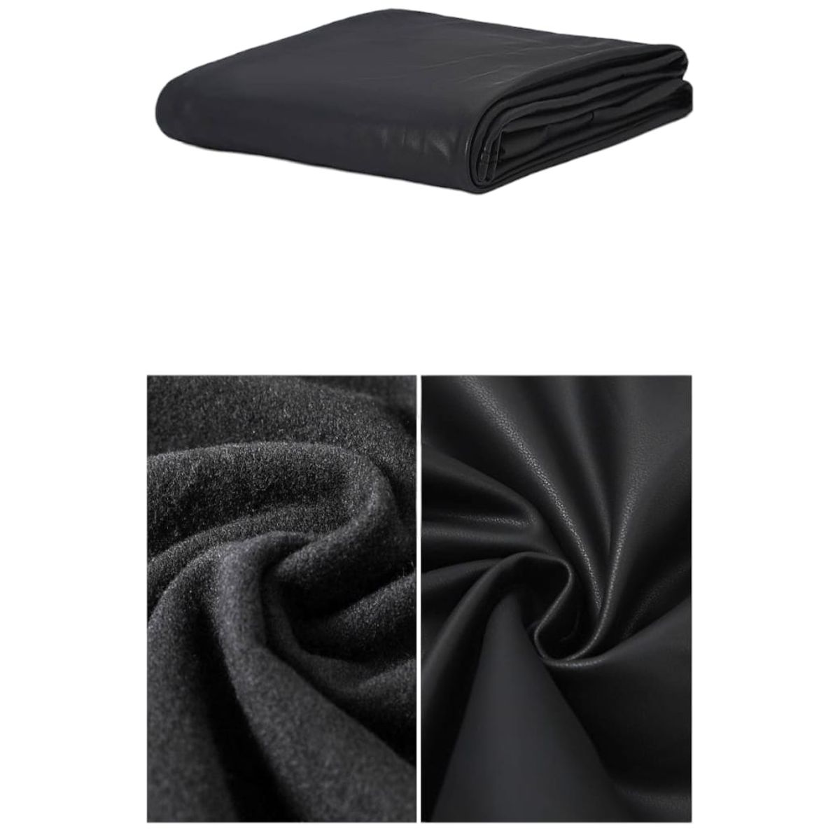 AGW - Pantalón Mujer Polar Ecocuero Pata elefante con Cinturón