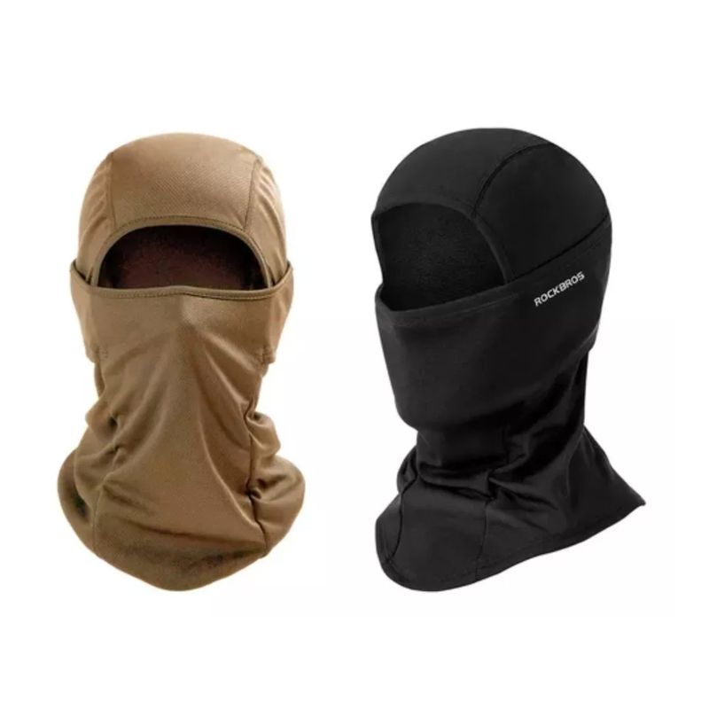 GENERICO - 2 Balaclava Micropolar Rockbros Gorro Bicicleta Moto Treking