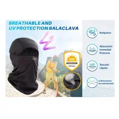 GENERICO - 2 Balaclava Micropolar Rockbros Gorro Bicicleta Moto Treking