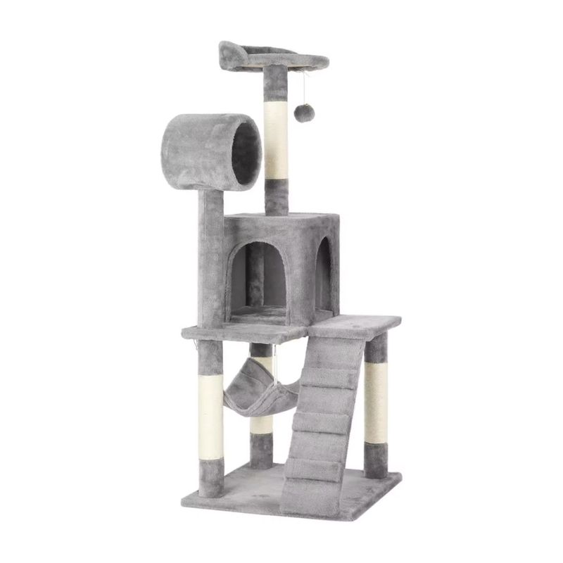 HOME&DESIGN - Rascador de Gatos de 3 pisos 127 cm