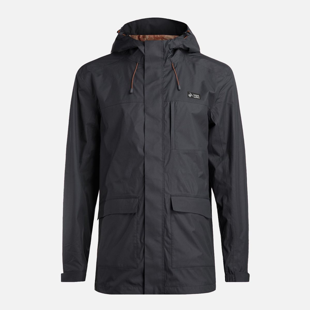 HAKA HONU - Chaqueta Hombre Kauai Negro Haka Honu