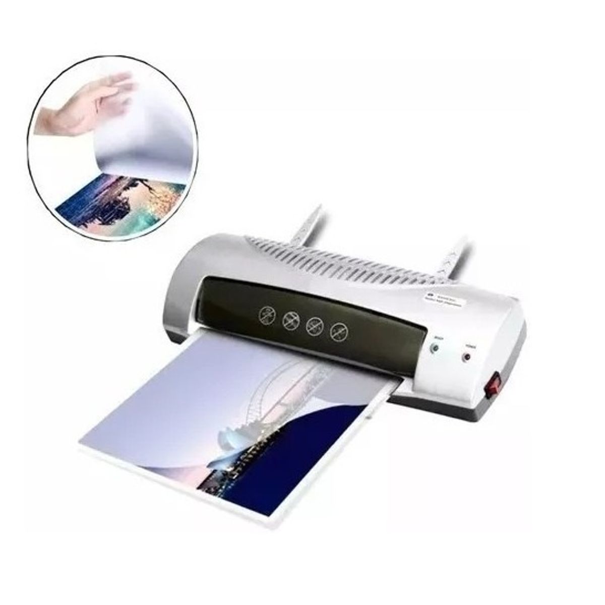 GENERICO - Termolaminadora Plastificadora A4 Carta Y Oficio Español 4