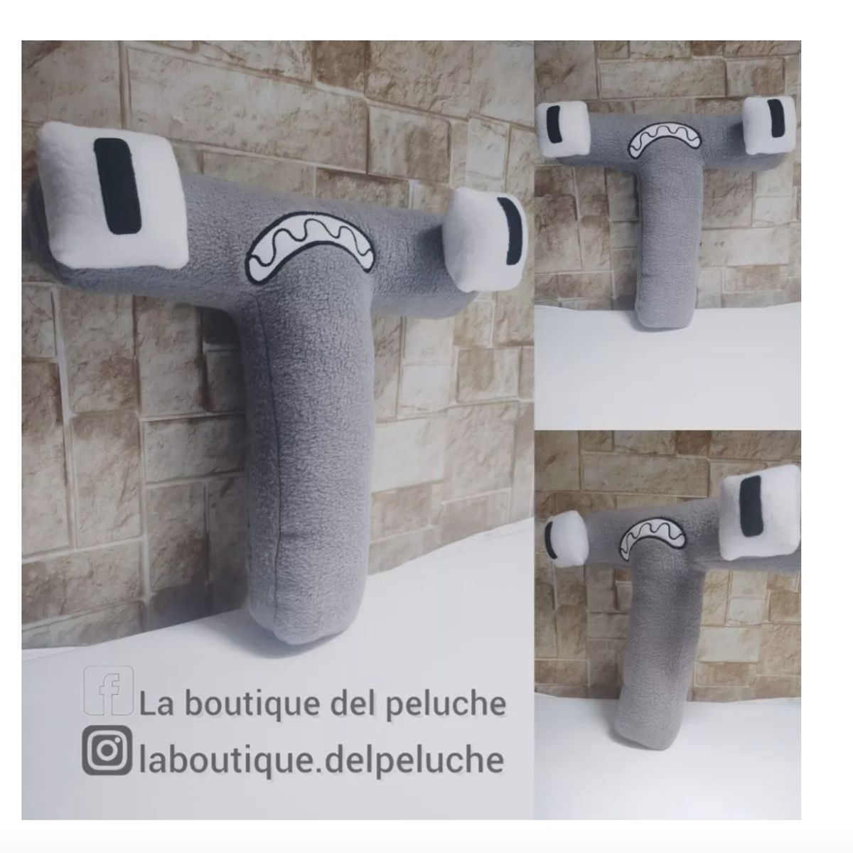 GENERICO - Peluche Letra T Alfabeto De Lore