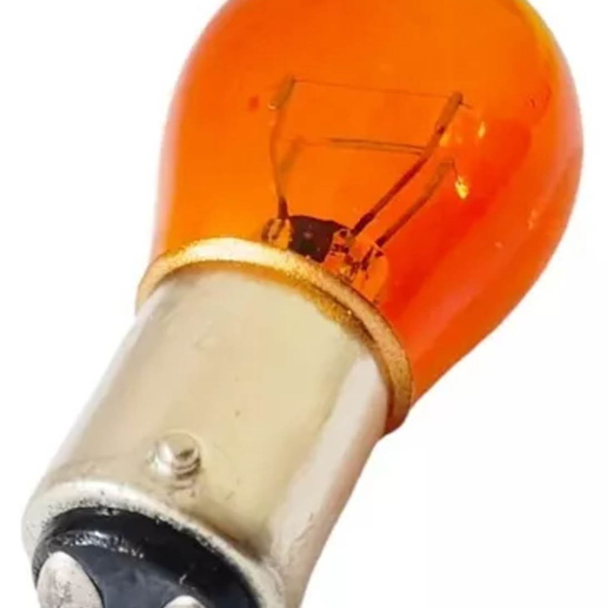 GENERICO - Caja Ampolleta 2 Contacto 12v 21/5w Pata Dispareja Ambar