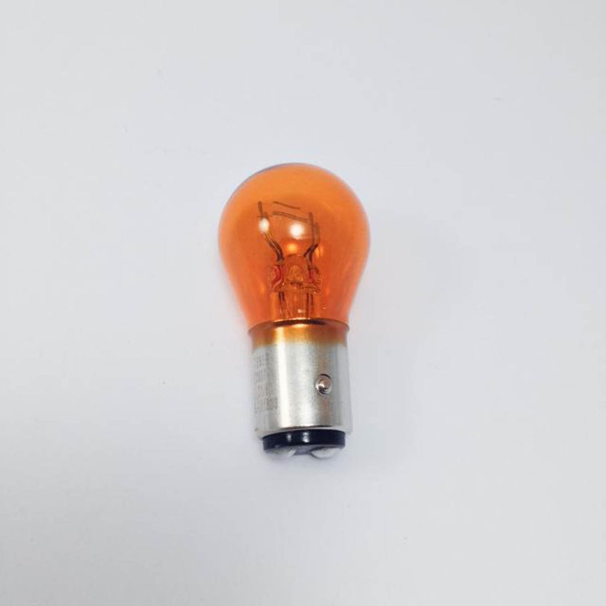 GENERICO - Caja Ampolleta 2 Contacto 12v 21/5w Pata Dispareja Ambar