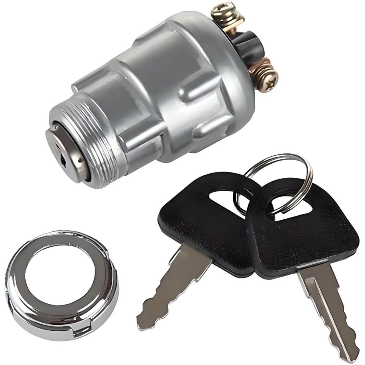 GENERICO - Chapa Contacto Arranque 3 Posiciones Universal Auto Moto 3p