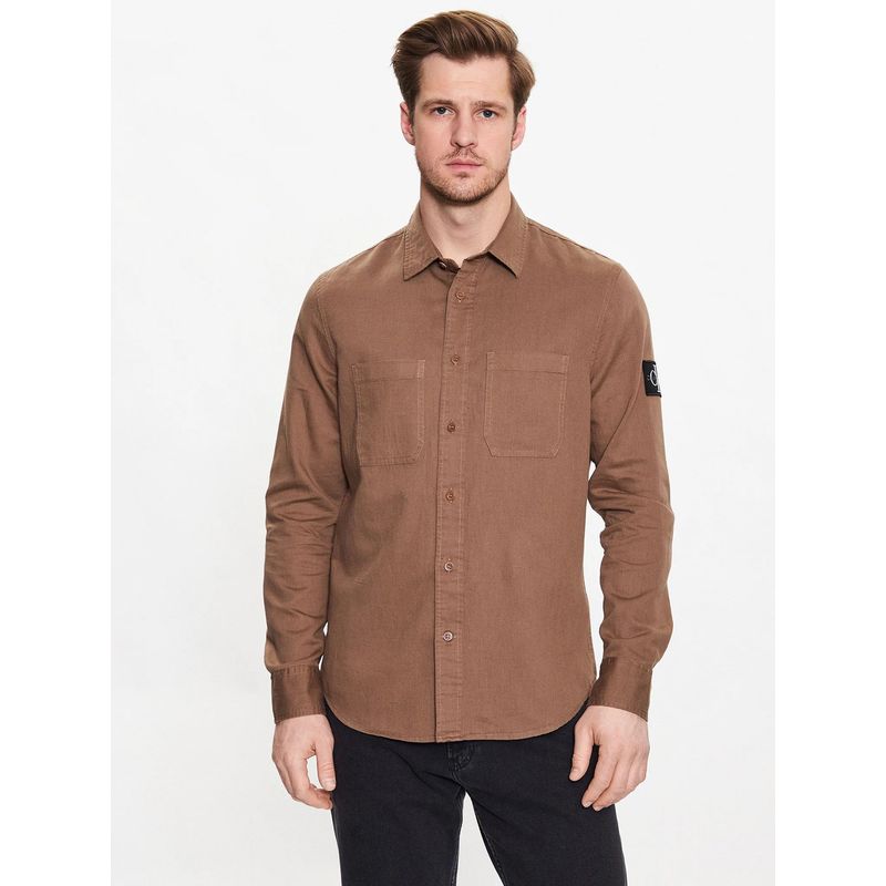 CALVIN KLEIN - Camisa Linen Café Calvin Klein