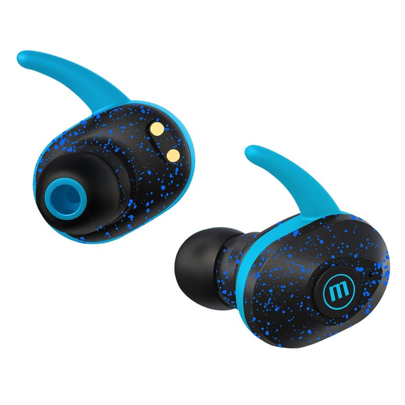 MAXELL - Audífonos Inalámbricos Maxell MiniDuo Bluetooth Tws Mic Azul
