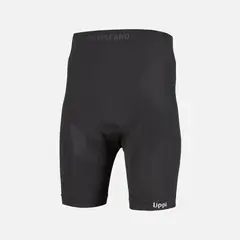 LIPPI - Calza Hombre 4 Bike Seamless Short Negro