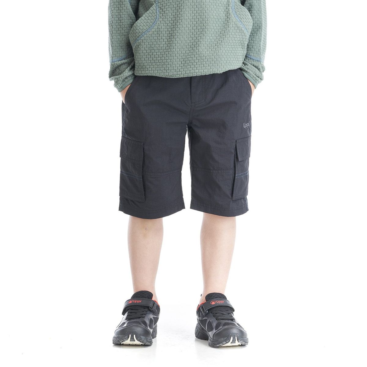 LIPPI - Short Niño Mini Just-Go Q-Dry Cargo Shorts Grafito Lippi