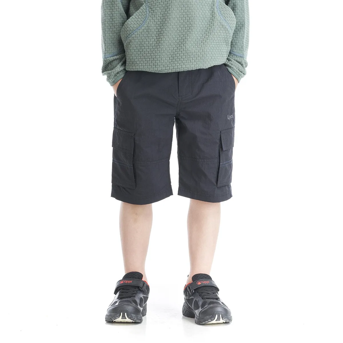 LIPPI - Short Niño Mini Just-Go Q-Dry Cargo Shorts Grafito Lippi