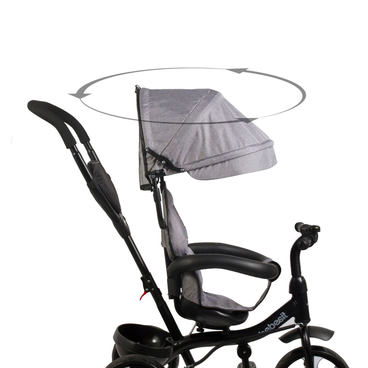 BEBESIT - Triciclo 360 Grey 3 en 1