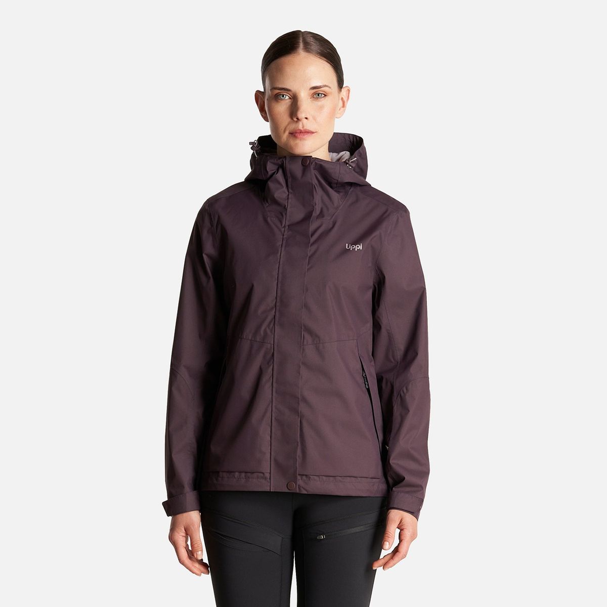LIPPI - Chaqueta Mujer Blizzard B-Dry Hoody Jacket Burdeo Lippi