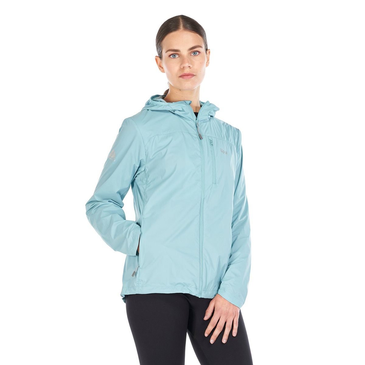 LIPPI - Chaqueta Mujer Spry WindBreaker Hoody Jacket Turquesa Lippi