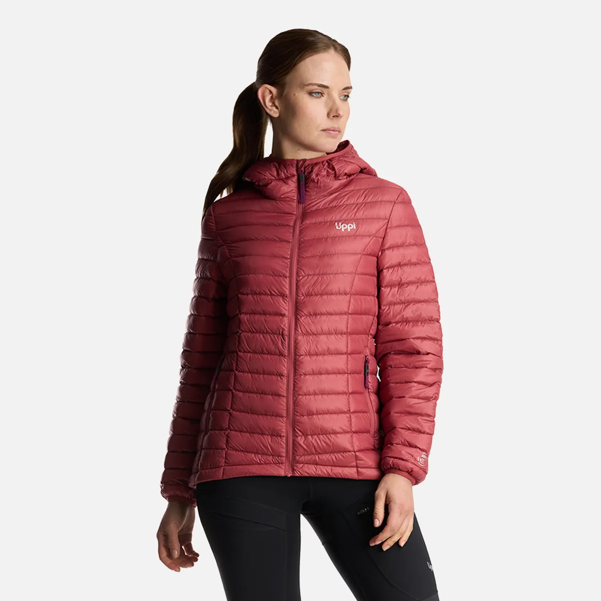 LIPPI - Chaqueta Mujer Peak Down Hoody Jacket Rosa Oscuro Lippi